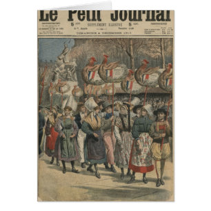 Children dressed in costumes of the provinces
