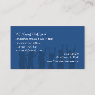 Children Education Business Cards