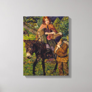 Children Going to Market (by John Lee) Canvas Print