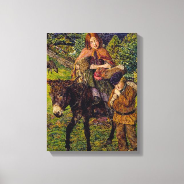 Children Going to Market (by John Lee) Canvas Print (Front)