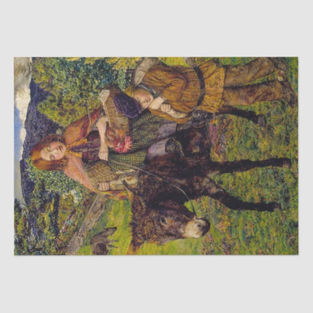 Children Going to Market (by John Lee) Tissue Paper (Front)