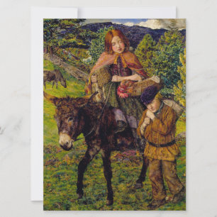 Children Going to Market Card