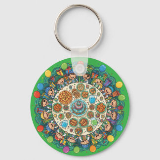 Children Green Pirate Costume Party Keychain