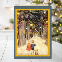 Children in Christmas Lane
