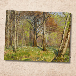 Children in the spring forest H.A. Brendekilde Postcard