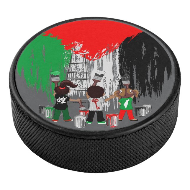 Children of Gaza Painting Palestine Flag  (3/4/2016 12:00:00 AM)