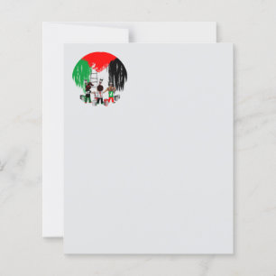 Children of Gaza Painting Palestine Flag