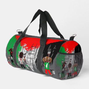 Children of Gaza Painting Palestine Flag  Duffle Bag