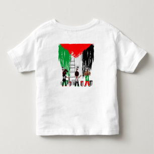 Children of Gaza Painting Palestine Flag Toddler T-shirt