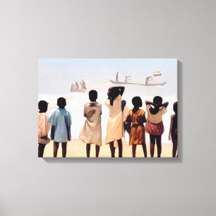 Children of Ghana 020 by Shelia Turner Canvas Print