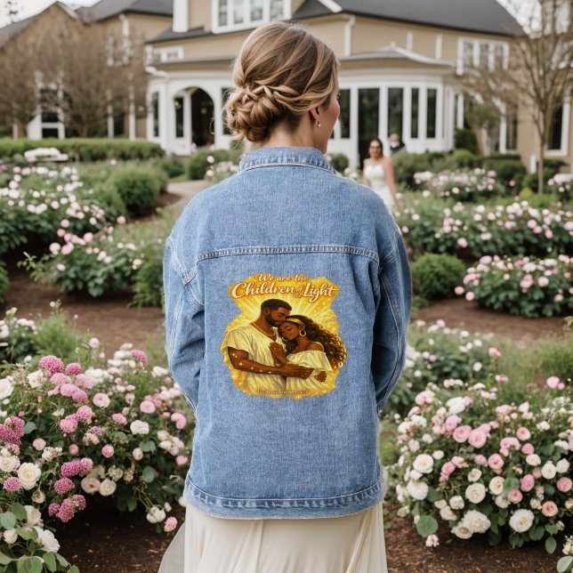Children of Light Denim Jacket (Wedding Back)