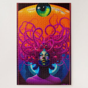 Children of Medusa Ken Gauge Surrealism Jigsaw Puzzle