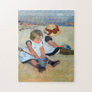 Children on the Beach, Cassatt Jigsaw Puzzle