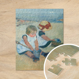 Children on the Beach   Mary Cassatt Jigsaw Puzzle