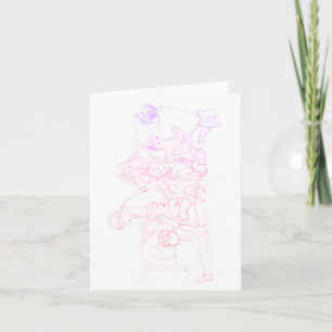 Children on the Playground Carousel Card