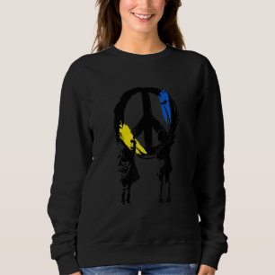 Children Painting Peace Sign Painter Children Love Sweatshirt