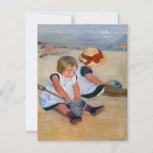 Children Playing on the Beach