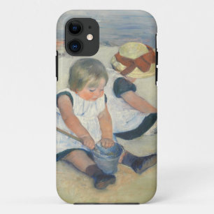 Children Playing on the Beach, 1884 iPhone 11 Case