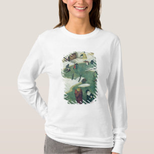 Children Playing on the Frozen River T-Shirt