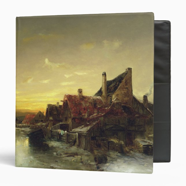 Children Playing on the Ice Binder (Front/Inside)