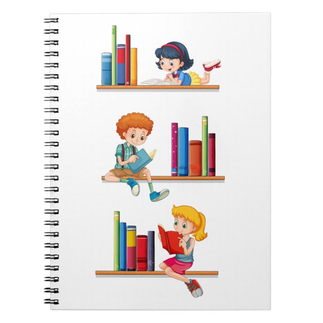 Children Reading Books (Front)