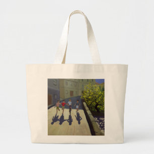 Children Running Lesbos 1999 Large Tote Bag