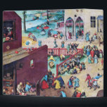 Children’s Games, Pieter Bruegel Binder<br><div class="desc">Pieter Bruegel the Elder (1525–1530 – 9 September 1569) was the most significant artist of Dutch and Flemish Renaissance painting, a painter and printmaker from Brabant, known for his landscapes and peasant scenes (so-called genre painting); he was a pioneer in making both types of subject the focus in large paintings....</div>