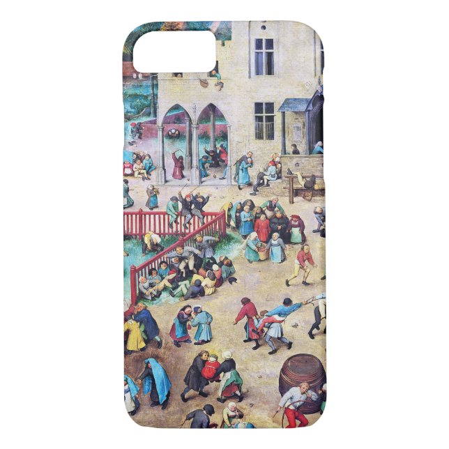 Children’s Games, Pieter Bruegel Case-Mate iPhone Case (Back)