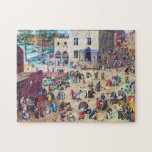 Children’s Games, Pieter Bruegel Jigsaw Puzzle<br><div class="desc">Pieter Bruegel the Elder (1525–1530 – 9 September 1569) was the most significant artist of Dutch and Flemish Renaissance painting, a painter and printmaker from Brabant, known for his landscapes and peasant scenes (so-called genre painting); he was a pioneer in making both types of subject the focus in large paintings....</div>