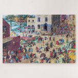 Children’s Games, Pieter Bruegel Jigsaw Puzzle<br><div class="desc">Pieter Bruegel the Elder (1525–1530 – 9 September 1569) was the most significant artist of Dutch and Flemish Renaissance painting, a painter and printmaker from Brabant, known for his landscapes and peasant scenes (so-called genre painting); he was a pioneer in making both types of subject the focus in large paintings....</div>