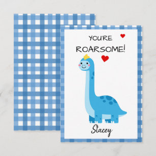 Children Valentine Dinosaur You're Roarsome!