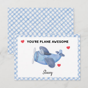 Children Valentine "Plane Awesome'