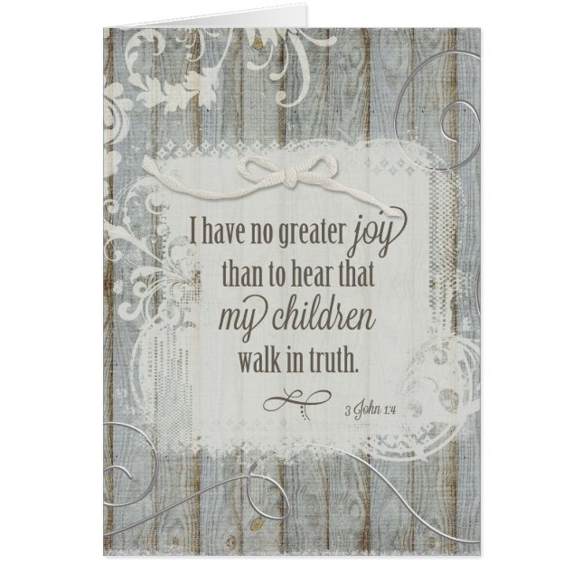 Children Walk in Truth - 3 John 1:4 (Front)