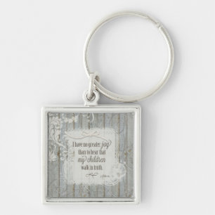 Children Walk in Truth - 3 John 1:4 Keychain