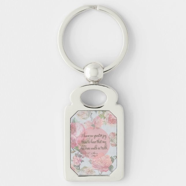 Children Walk in Truth Keychain (Front)