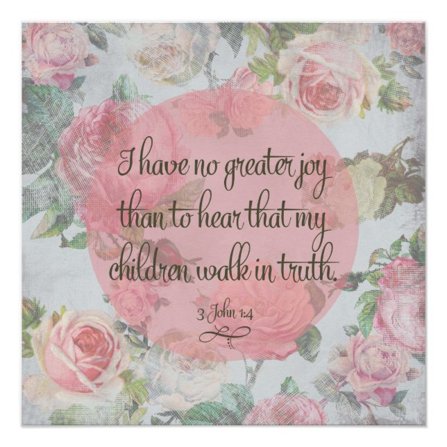 Children Walk in Truth Poster (Front)