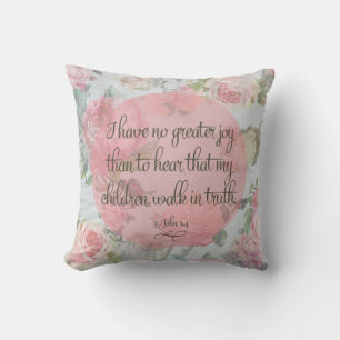 Children Walk in Truth Throw Pillow