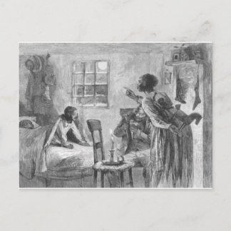 Children Wide Awake on Christmas Eve Holiday Postcard