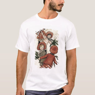 Children with Holly Throwing Snowballs T-Shirt