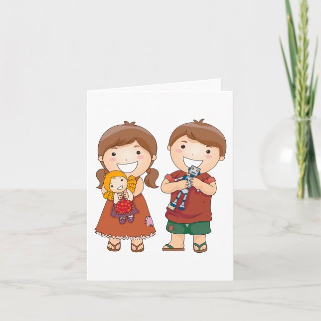 Children With Toys Card (Creator Uploaded)