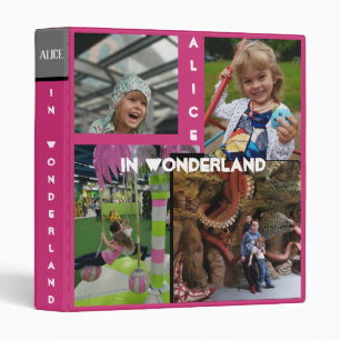 Children's album.  In Wonderland . Photo album Binder