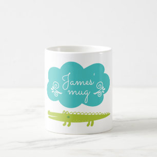 Children's Alligator Personalized Mug