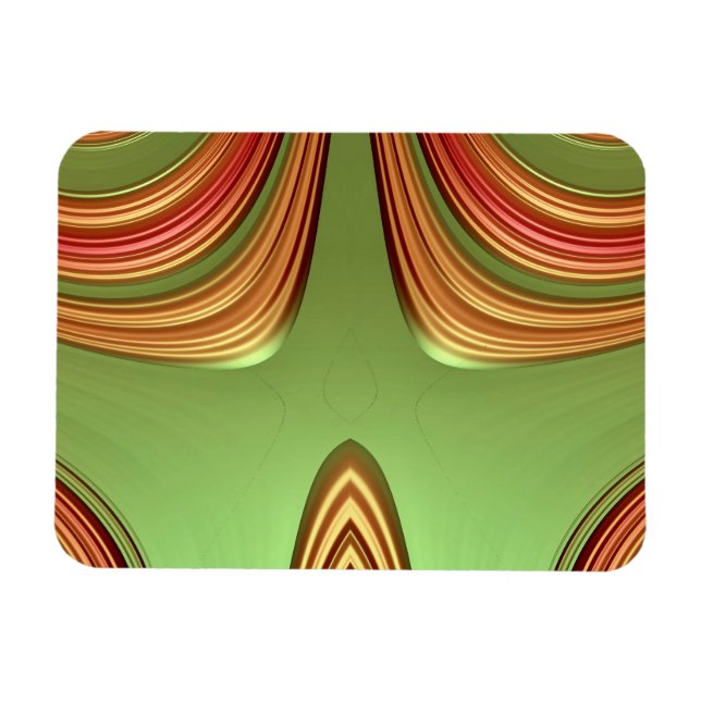 ~ CHILDREN'S ART  ~ Original Fractal ~ Magnet (Horizontal)
