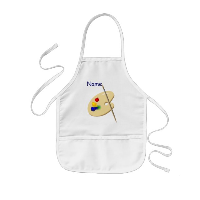 Childrens Artist Palette Apron (Front)