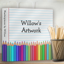 Children's Artwork Artist Pencils Keepsake