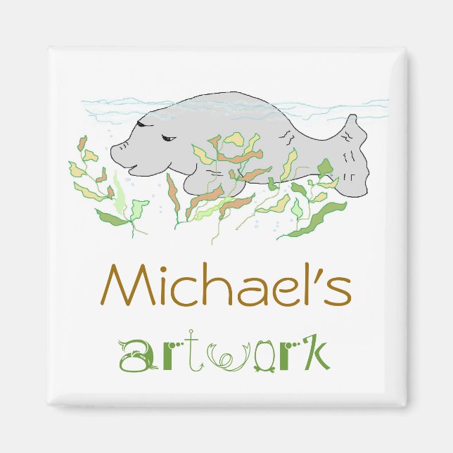 Children's Artwork Magnet (Front)