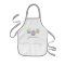 Children's baking apron with name and cupcakes