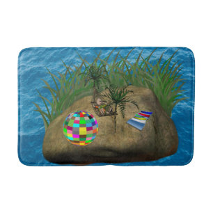 childrens bathroom beach bathmat