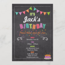 Children's Birthday Invitation (personalize)