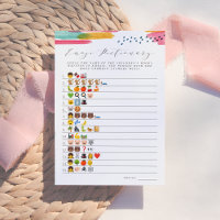 Children's Book Emoji Pictionary | Pink & Blue